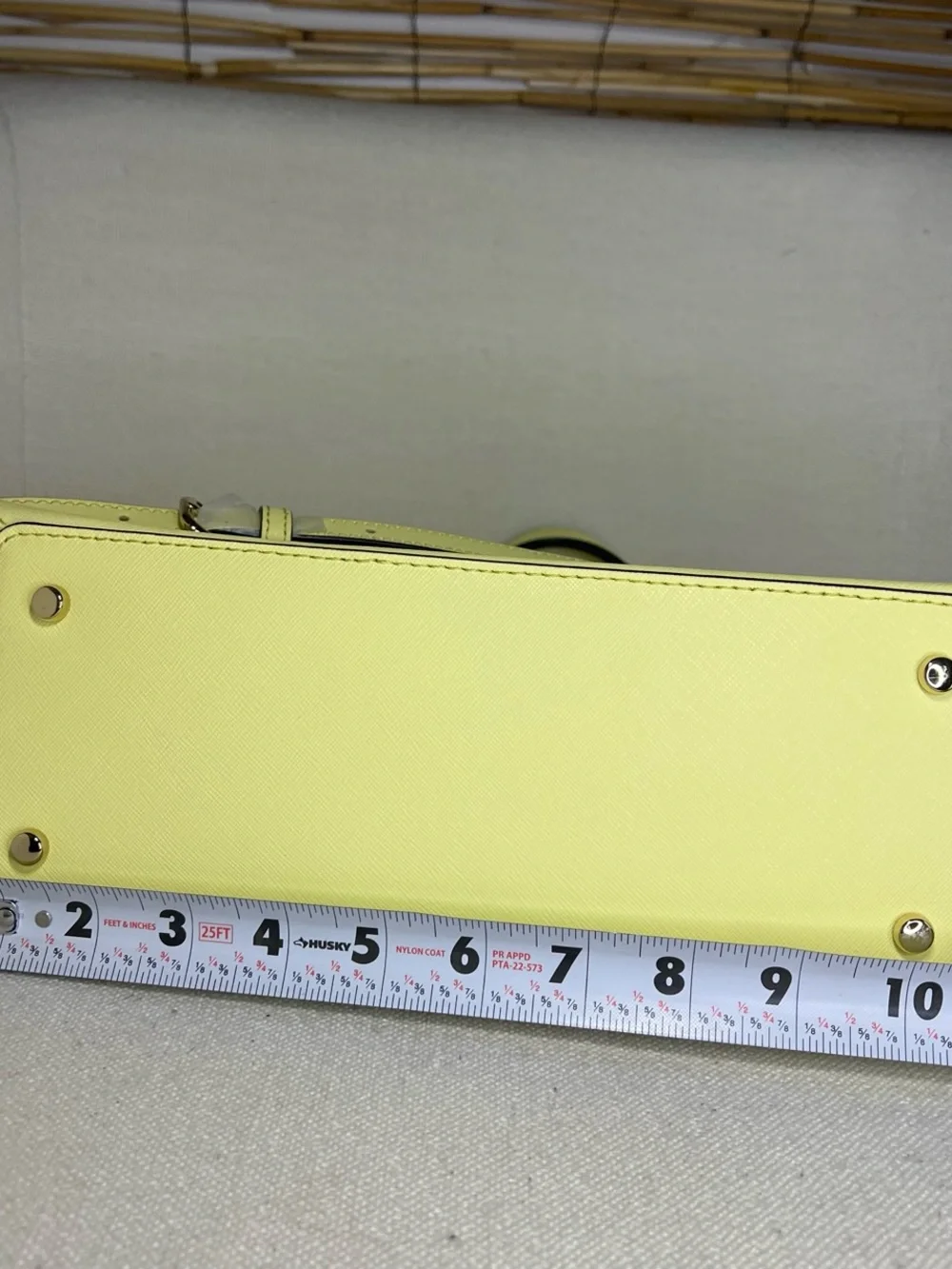 kate spade lemon yellow dome satchel
